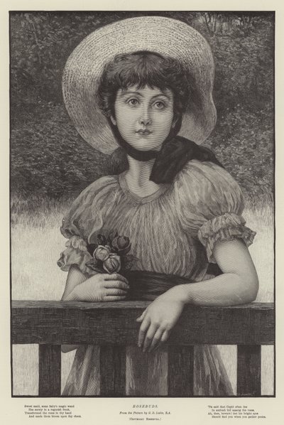 Rosebuds by George Dunlop Leslie